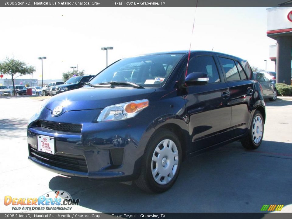 2008 Scion xD Nautical Blue Metallic / Charcoal Gray Photo #3