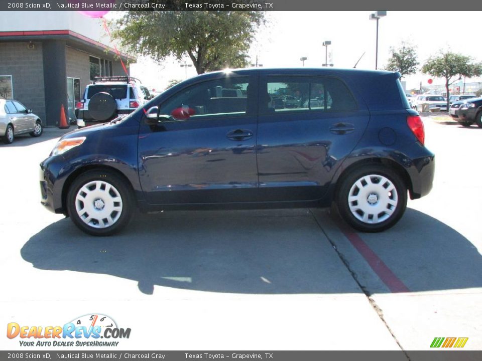 2008 Scion xD Nautical Blue Metallic / Charcoal Gray Photo #4