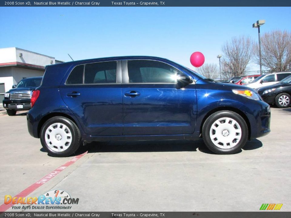 2008 Scion xD Nautical Blue Metallic / Charcoal Gray Photo #7