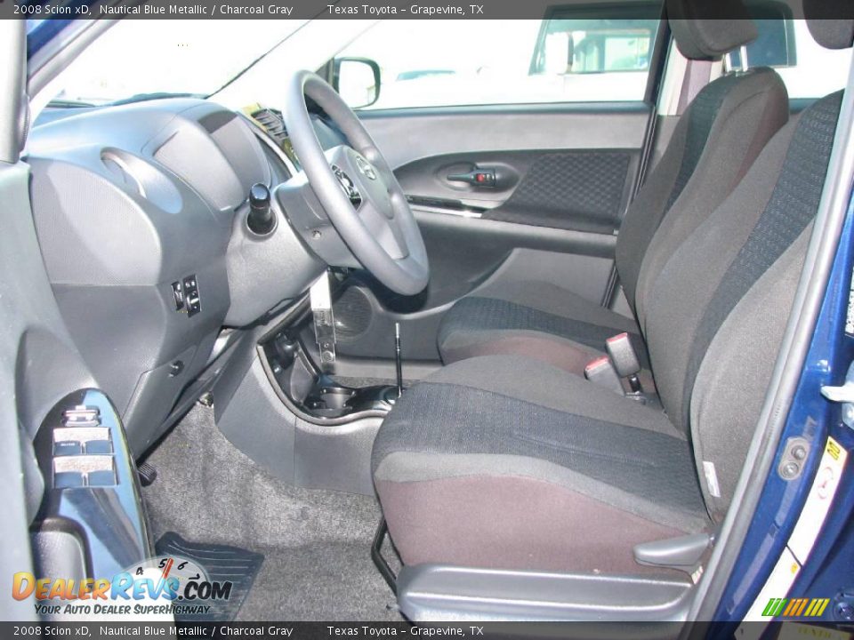 2008 Scion xD Nautical Blue Metallic / Charcoal Gray Photo #8