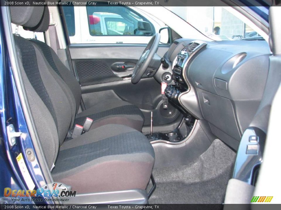 2008 Scion xD Nautical Blue Metallic / Charcoal Gray Photo #9