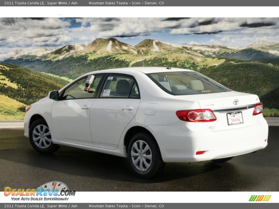 Super White 2011 Toyota Corolla LE Photo #3