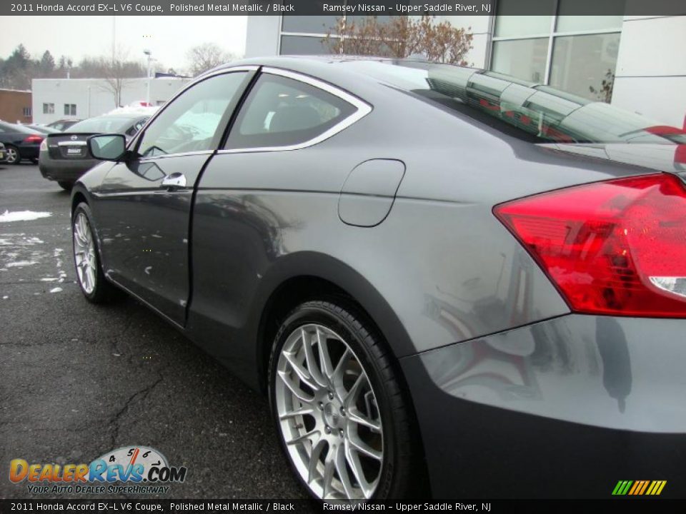 2011 Honda Accord EX-L V6 Coupe Polished Metal Metallic / Black Photo #3