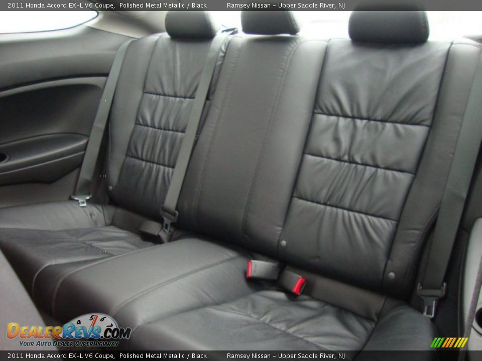 Black Interior - 2011 Honda Accord EX-L V6 Coupe Photo #16