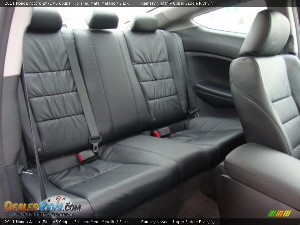 2011 Honda Accord EX-L V6 Coupe Polished Metal Metallic / Black Photo #28