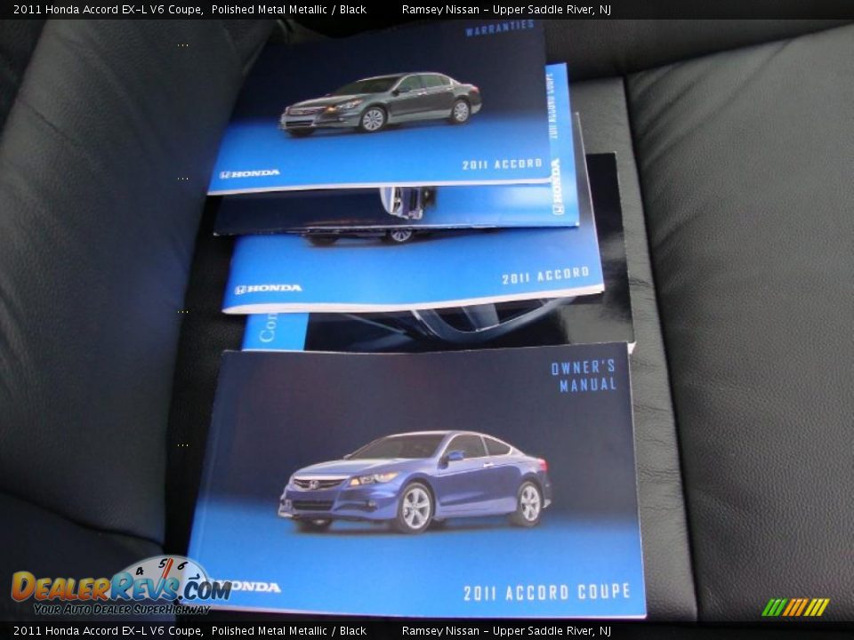 2011 Honda Accord EX-L V6 Coupe Polished Metal Metallic / Black Photo #29