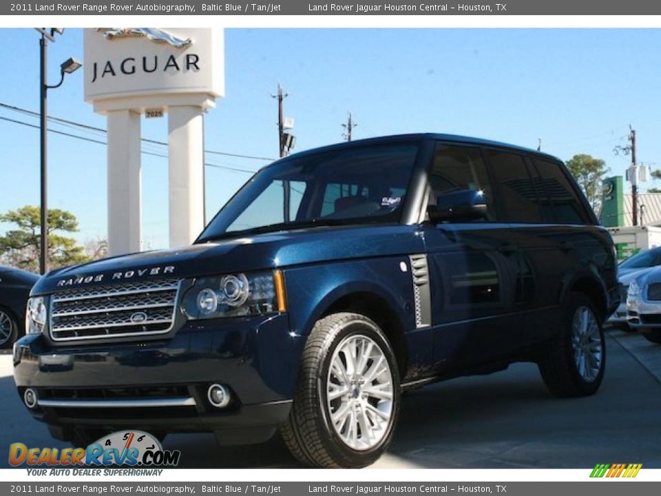 2011 Land Rover Range Rover Autobiography Baltic Blue / Tan/Jet Photo #2