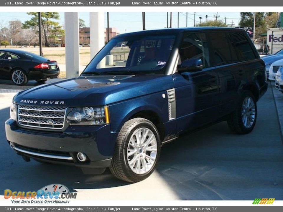 2011 Land Rover Range Rover Autobiography Baltic Blue / Tan/Jet Photo #7