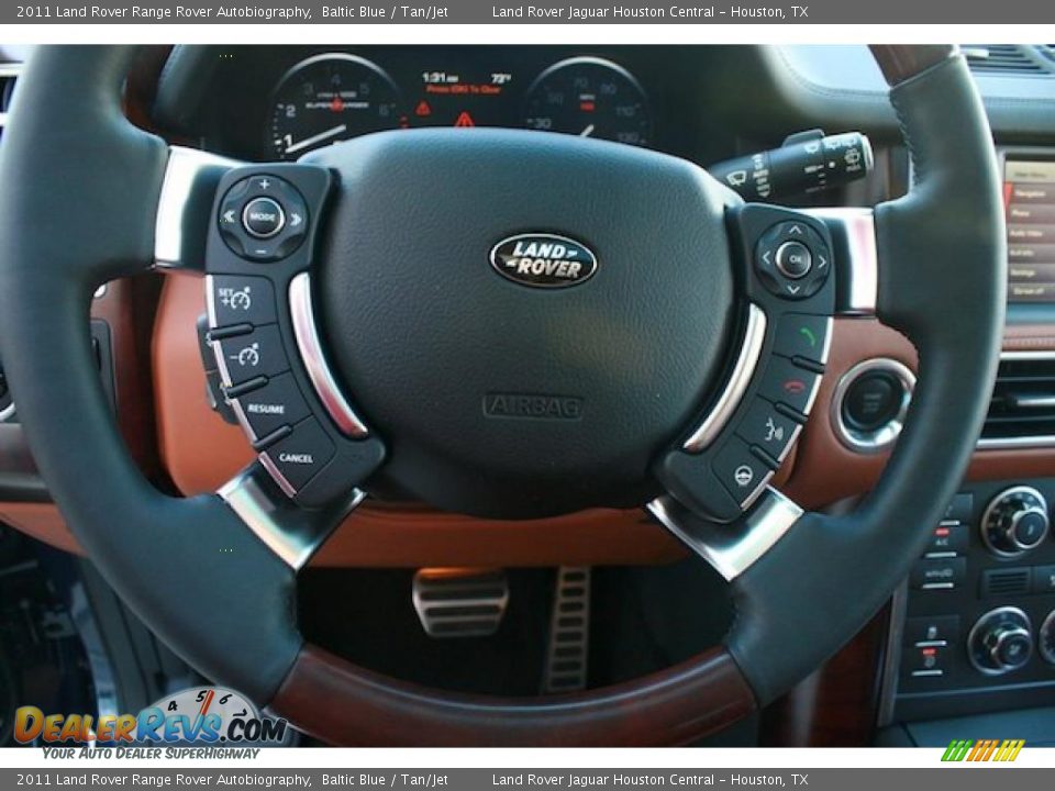 2011 Land Rover Range Rover Autobiography Steering Wheel Photo #12