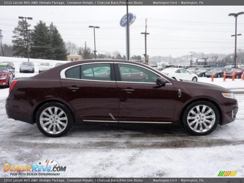 2010 Lincoln MKS AWD Ultimate Package Cinnamon Metallic / Charcoal Black/Fine Line Ebony Photo #5