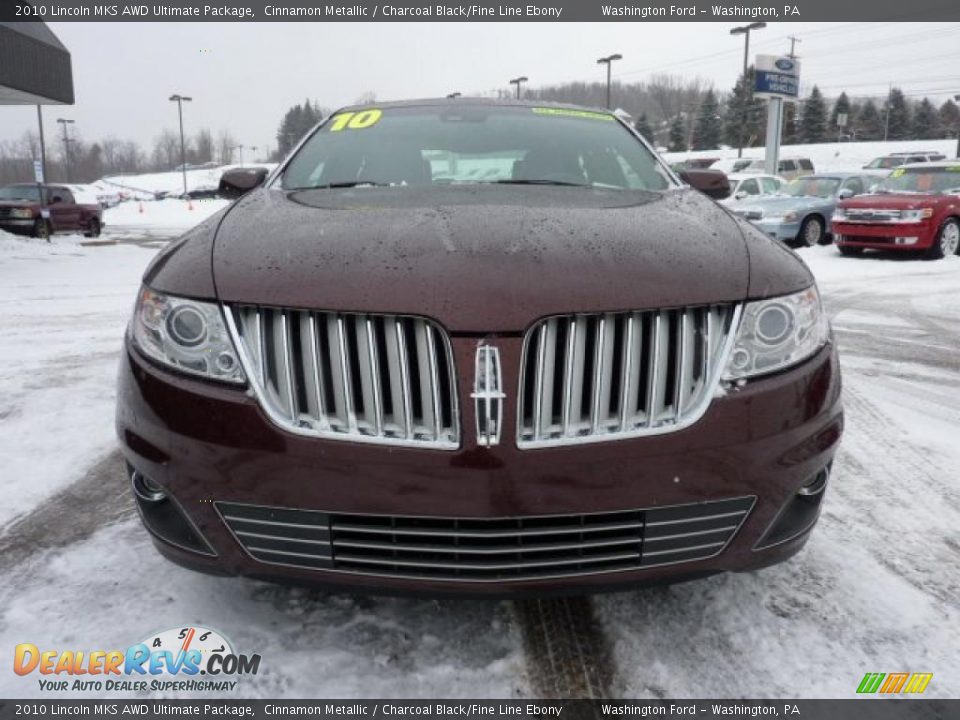 2010 Lincoln MKS AWD Ultimate Package Cinnamon Metallic / Charcoal Black/Fine Line Ebony Photo #7