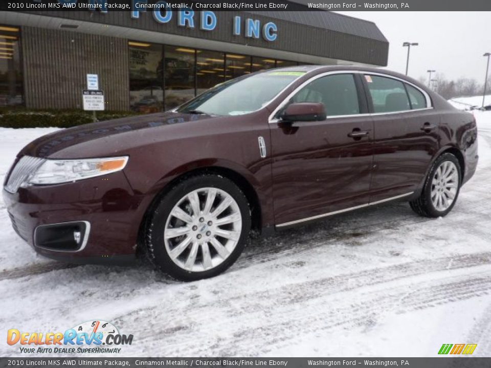 2010 Lincoln MKS AWD Ultimate Package Cinnamon Metallic / Charcoal Black/Fine Line Ebony Photo #8