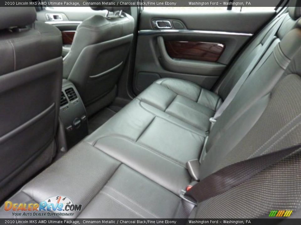 Charcoal Black/Fine Line Ebony Interior - 2010 Lincoln MKS AWD Ultimate Package Photo #14