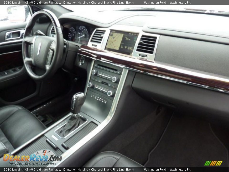 Dashboard of 2010 Lincoln MKS AWD Ultimate Package Photo #15