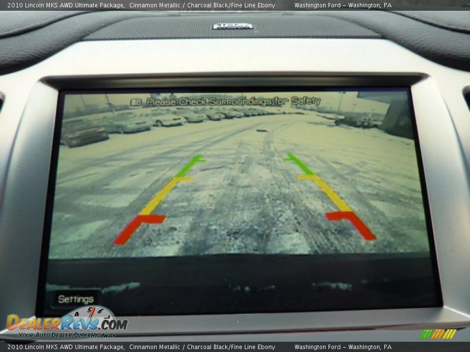 2010 Lincoln MKS AWD Ultimate Package Cinnamon Metallic / Charcoal Black/Fine Line Ebony Photo #17