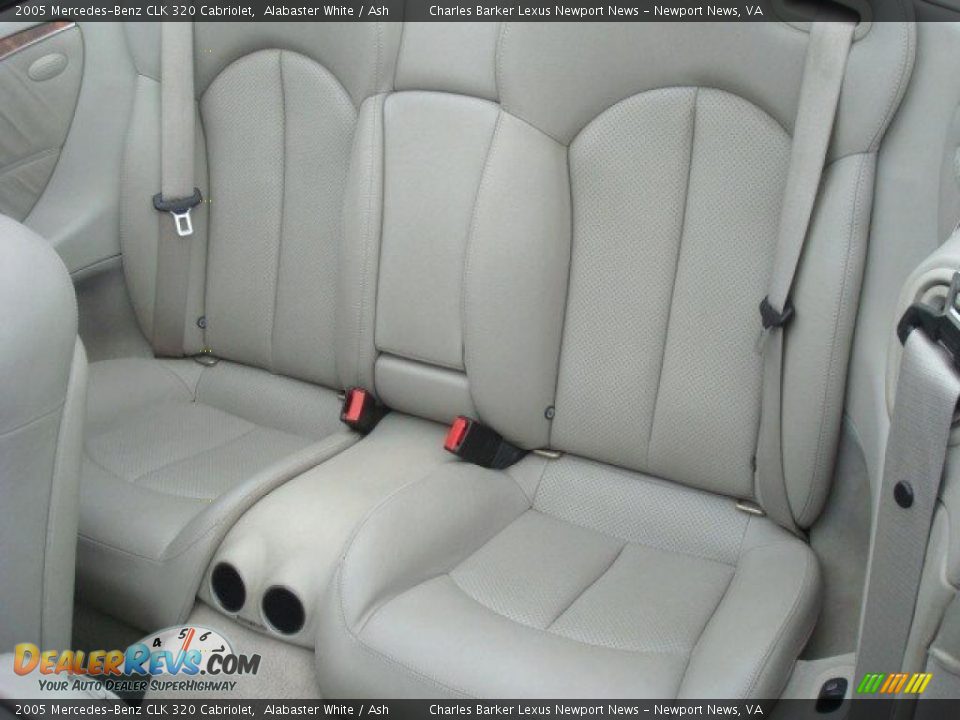 2005 Mercedes-Benz CLK 320 Cabriolet Alabaster White / Ash Photo #11