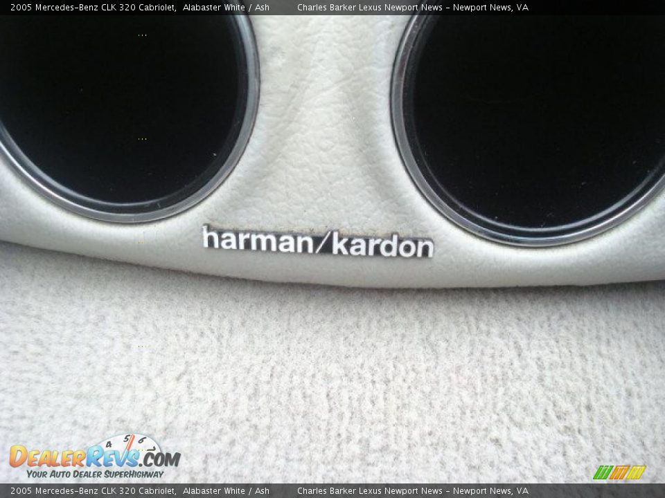 2005 Mercedes-Benz CLK 320 Cabriolet Alabaster White / Ash Photo #12