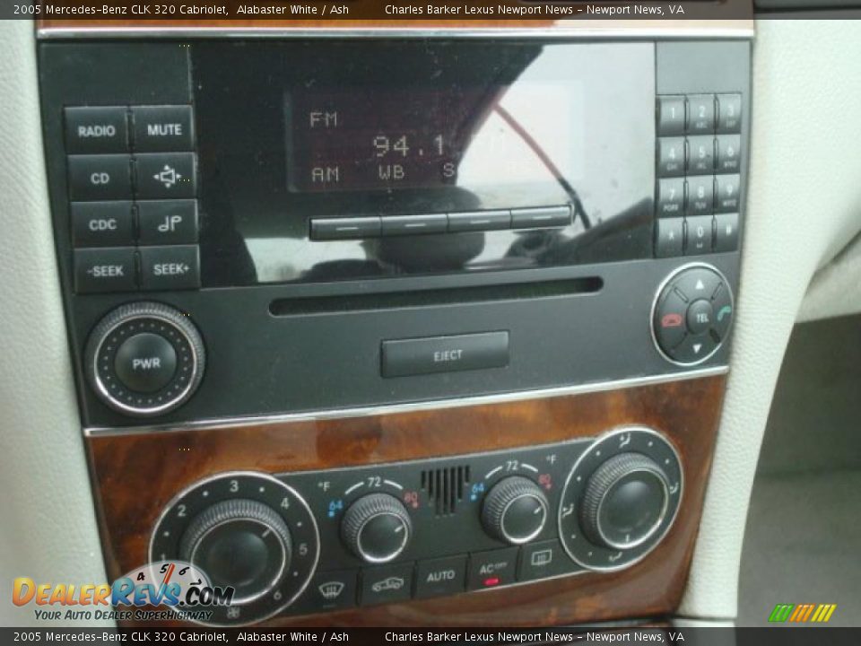2005 Mercedes-Benz CLK 320 Cabriolet Alabaster White / Ash Photo #18