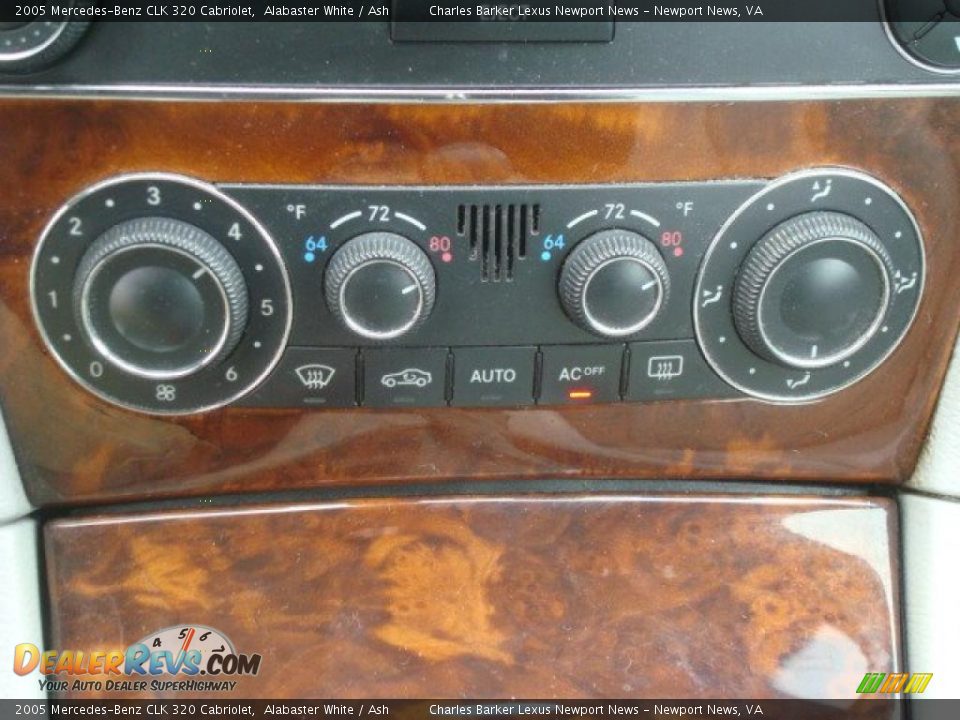 2005 Mercedes-Benz CLK 320 Cabriolet Alabaster White / Ash Photo #19