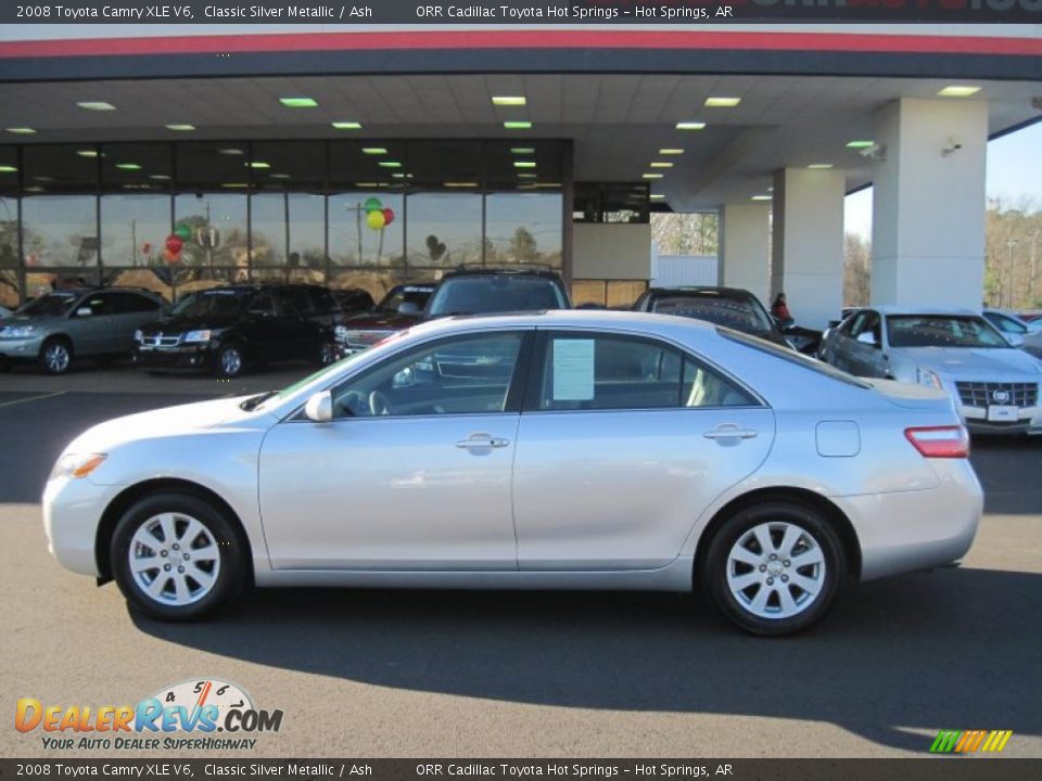 2008 Toyota Camry XLE V6 Classic Silver Metallic / Ash Photo #2