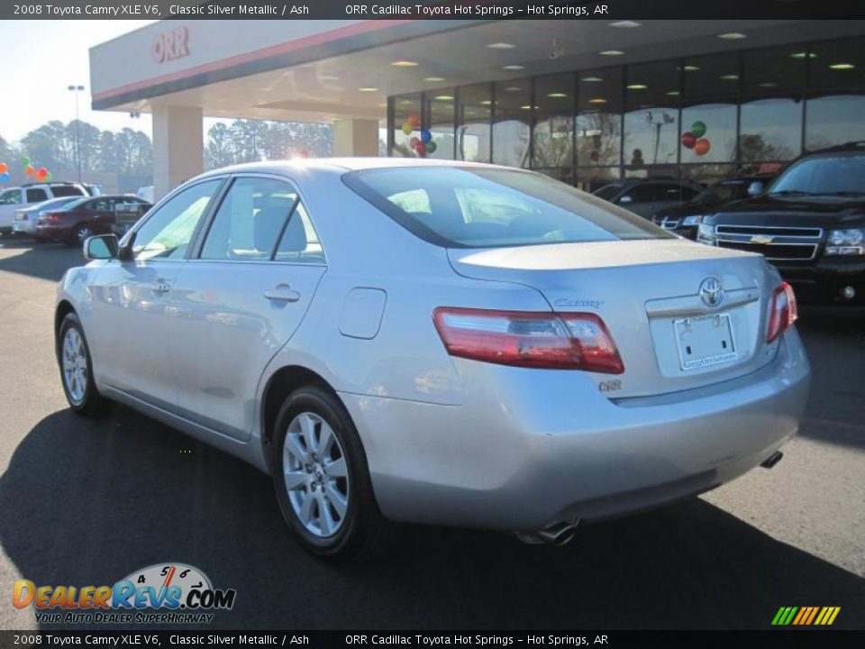 2008 Toyota Camry XLE V6 Classic Silver Metallic / Ash Photo #3