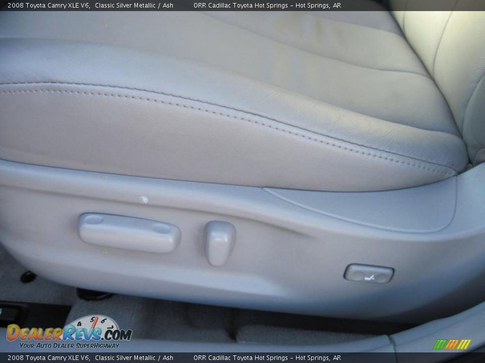 2008 Toyota Camry XLE V6 Classic Silver Metallic / Ash Photo #11