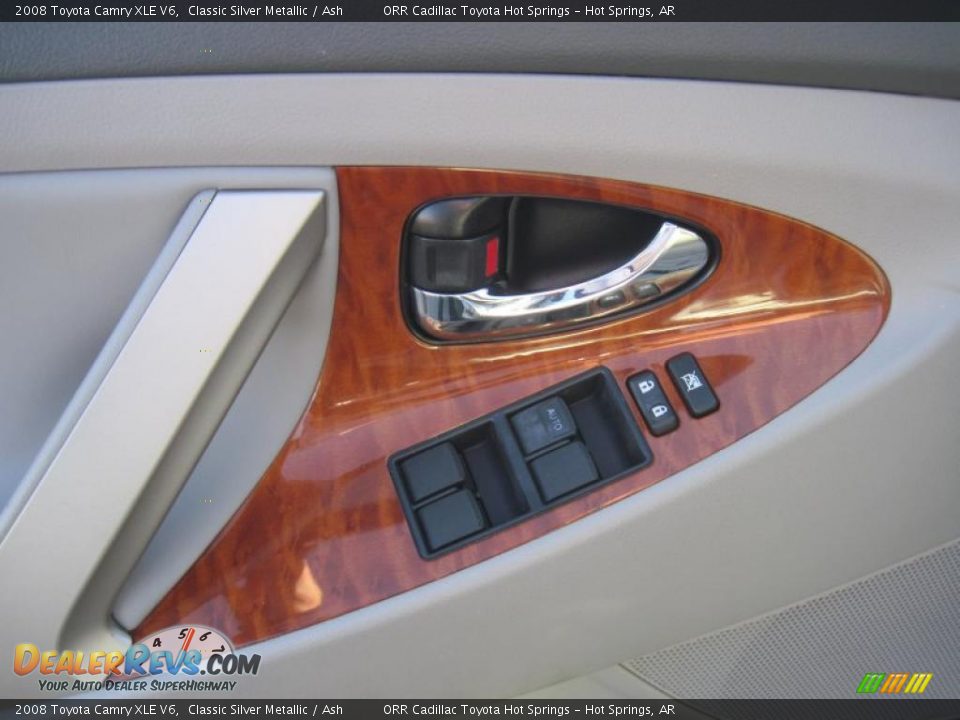 2008 Toyota Camry XLE V6 Classic Silver Metallic / Ash Photo #12
