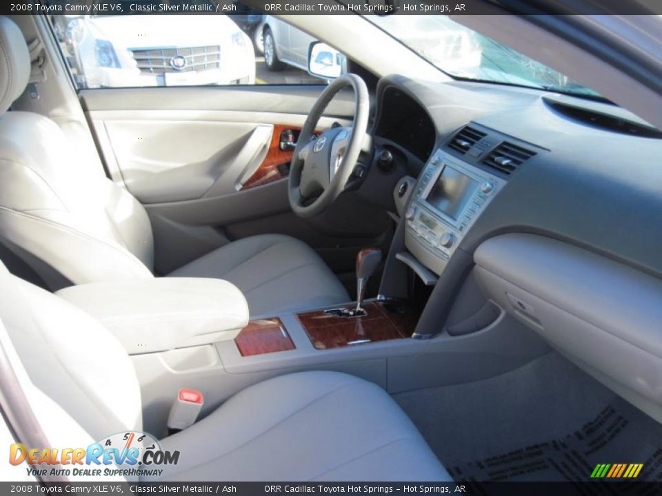 2008 Toyota Camry XLE V6 Classic Silver Metallic / Ash Photo #16