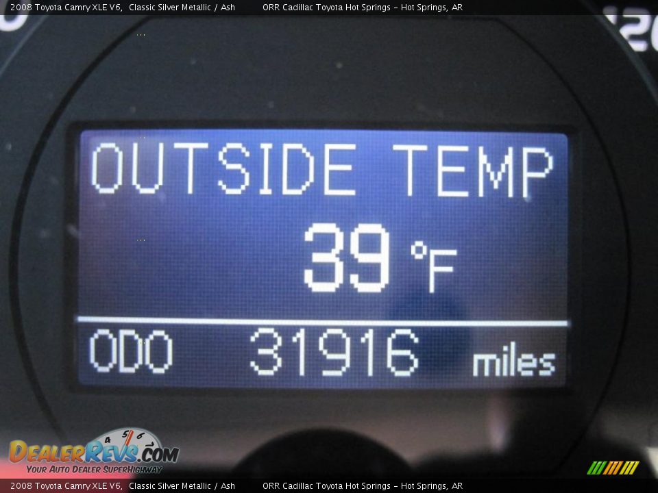 2008 Toyota Camry XLE V6 Classic Silver Metallic / Ash Photo #21