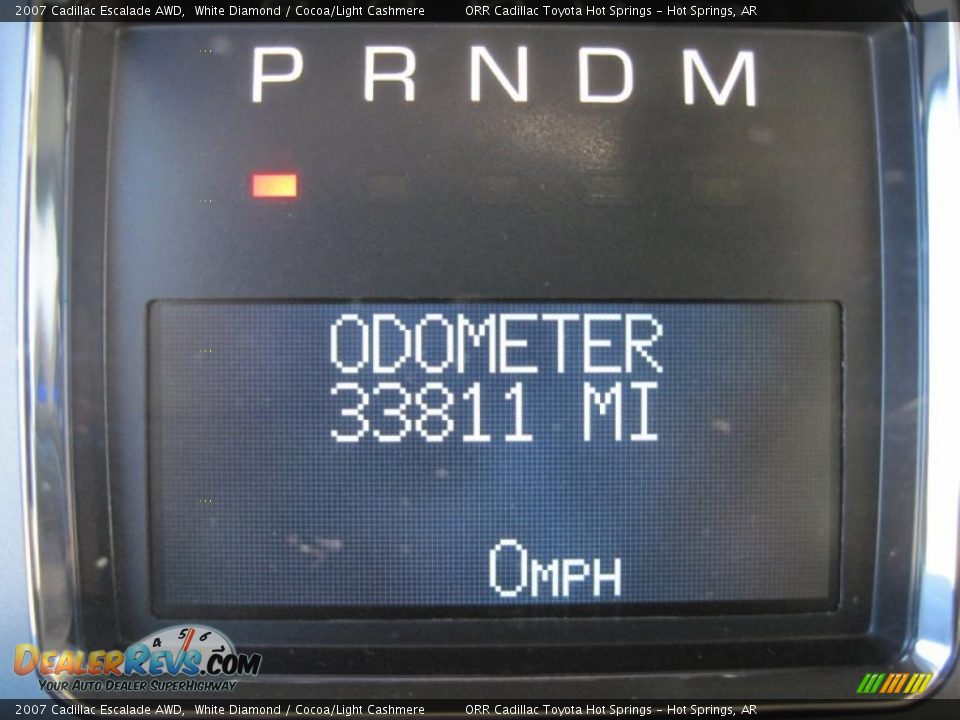2007 Cadillac Escalade AWD White Diamond / Cocoa/Light Cashmere Photo #25