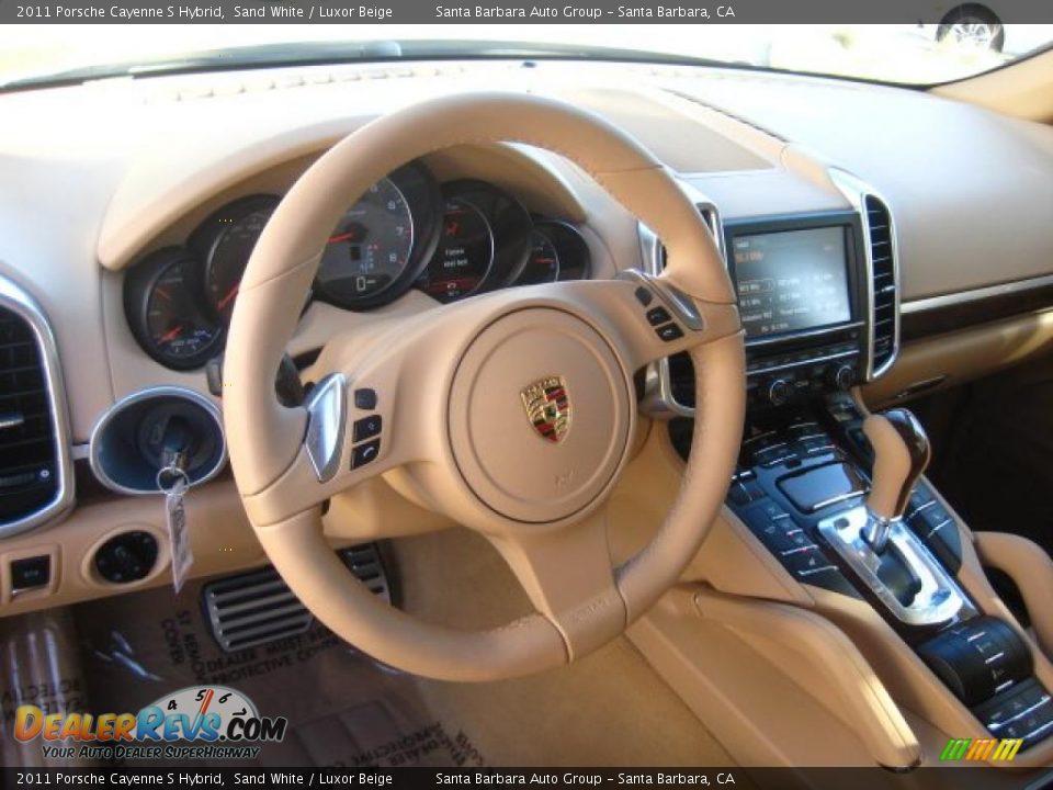 Dashboard of 2011 Porsche Cayenne S Hybrid Photo #4