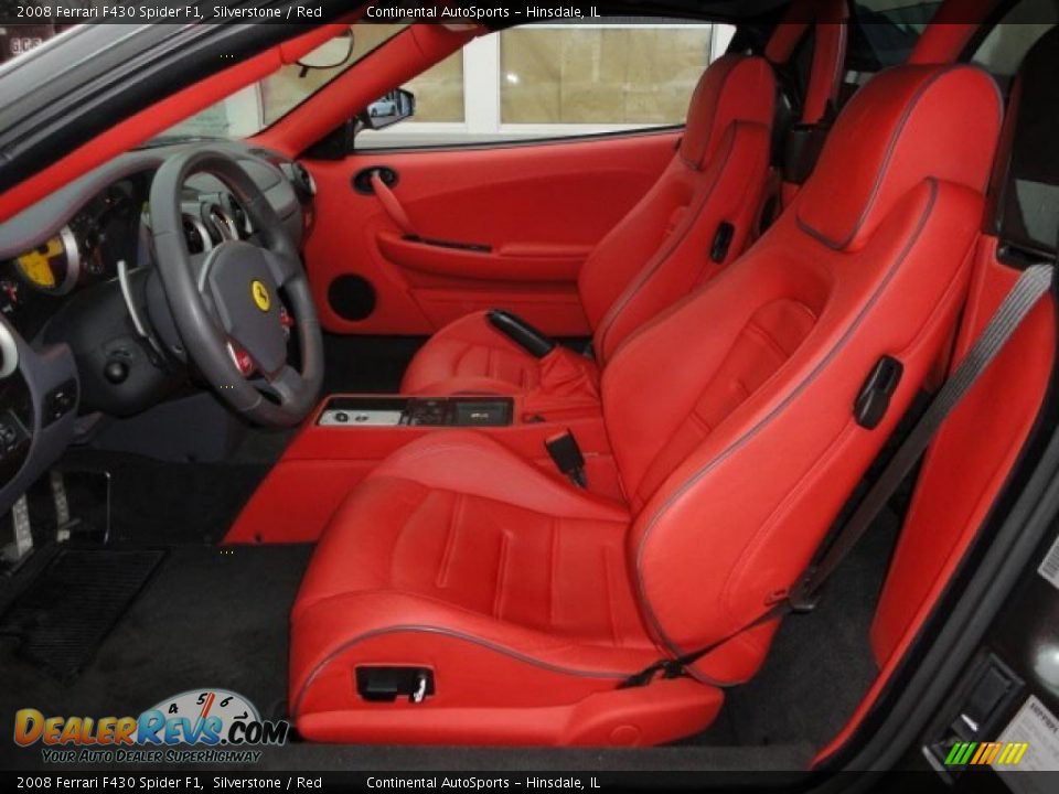 Red Interior 2008 Ferrari F430 Spider F1 Photo 18