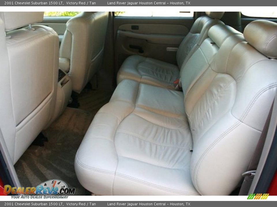 Tan Interior - 2001 Chevrolet Suburban 1500 LT Photo #4