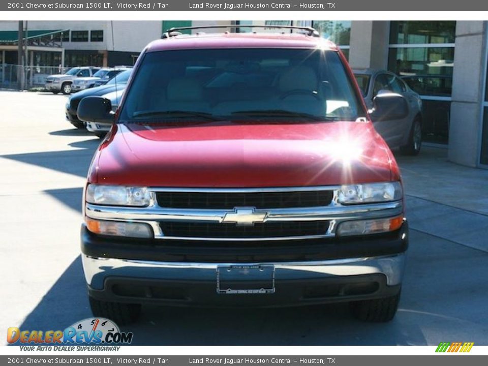 2001 Chevrolet Suburban 1500 LT Victory Red / Tan Photo #6