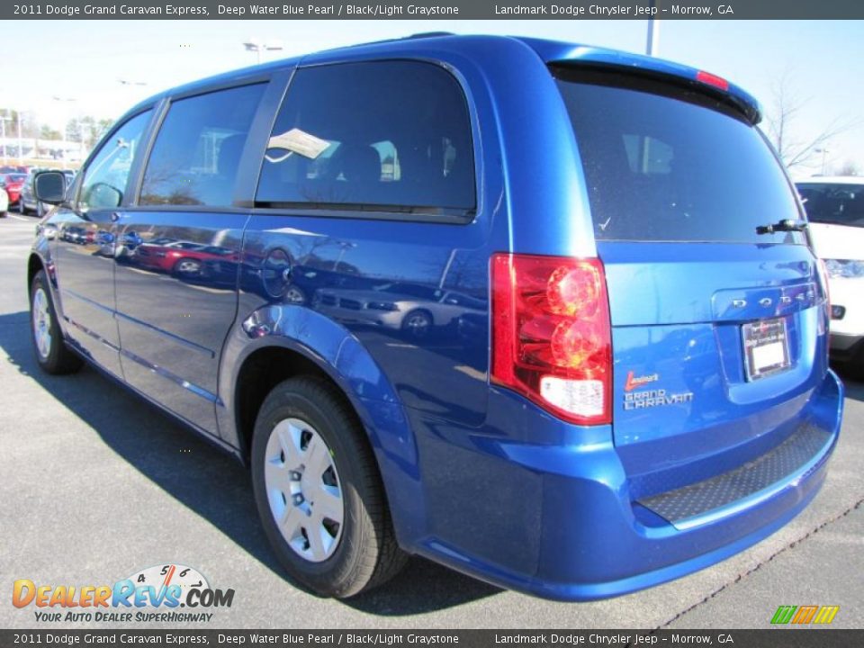 Deep Water Blue Pearl 2011 Dodge Grand Caravan Express Photo #2