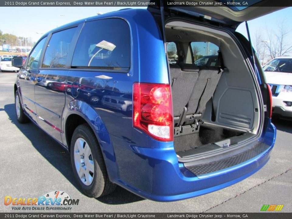 2011 Dodge Grand Caravan Express Deep Water Blue Pearl / Black/Light Graystone Photo #8