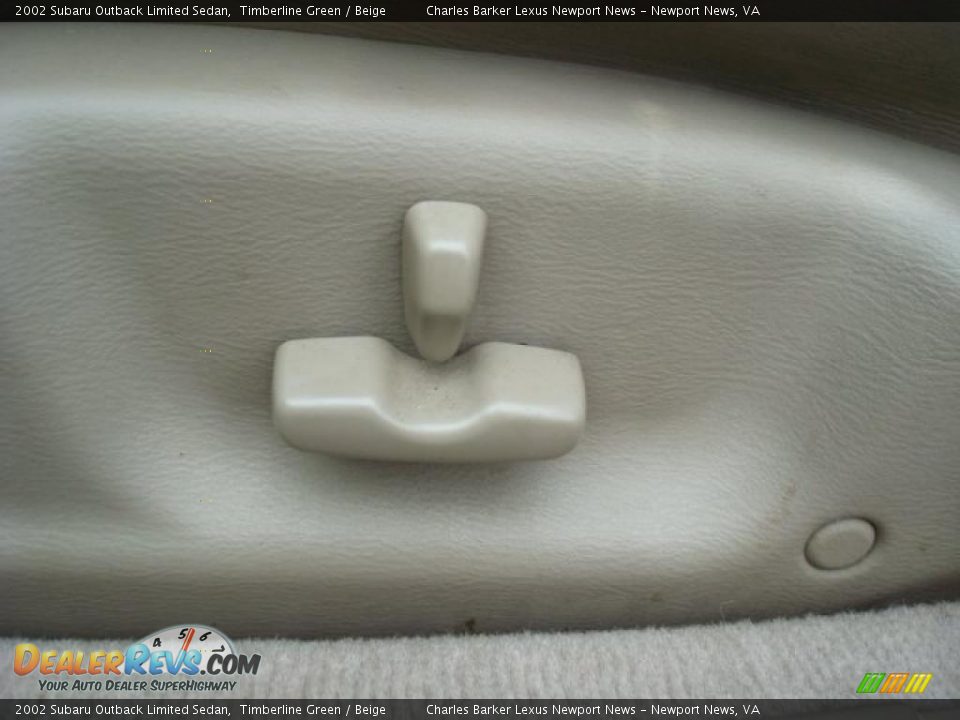 2002 Subaru Outback Limited Sedan Timberline Green / Beige Photo #13