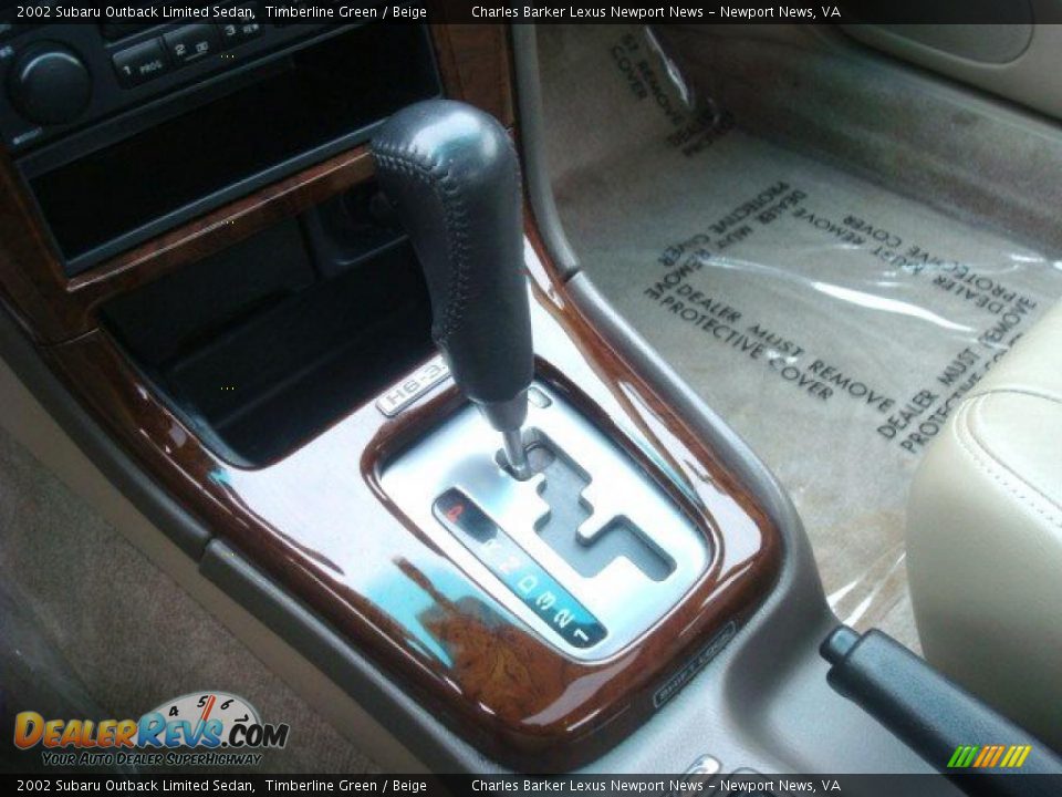 2002 Subaru Outback Limited Sedan Timberline Green / Beige Photo #17