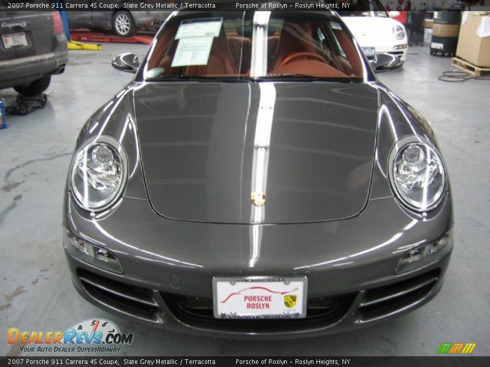 2007 Porsche 911 Carrera 4S Coupe Slate Grey Metallic / Terracotta Photo #2