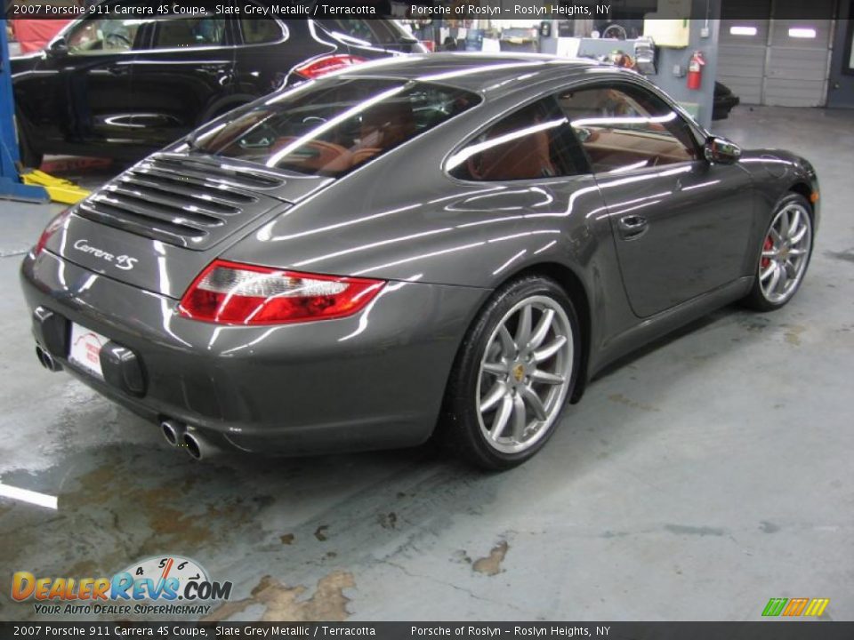 Slate Grey Metallic 2007 Porsche 911 Carrera 4S Coupe Photo #6