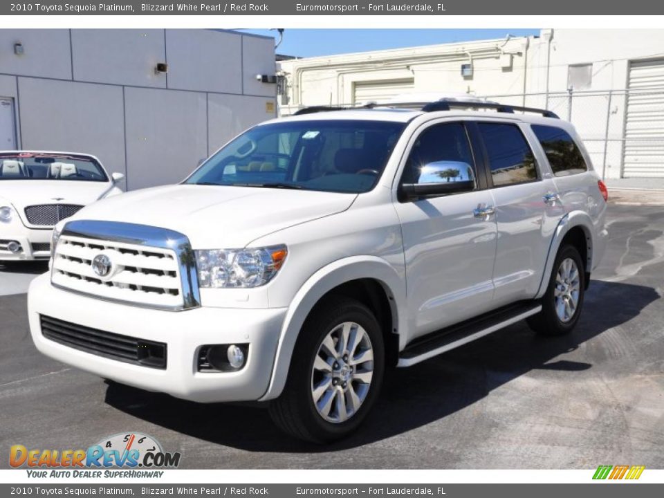 2010 toyota sequoia blizzard pearl #3