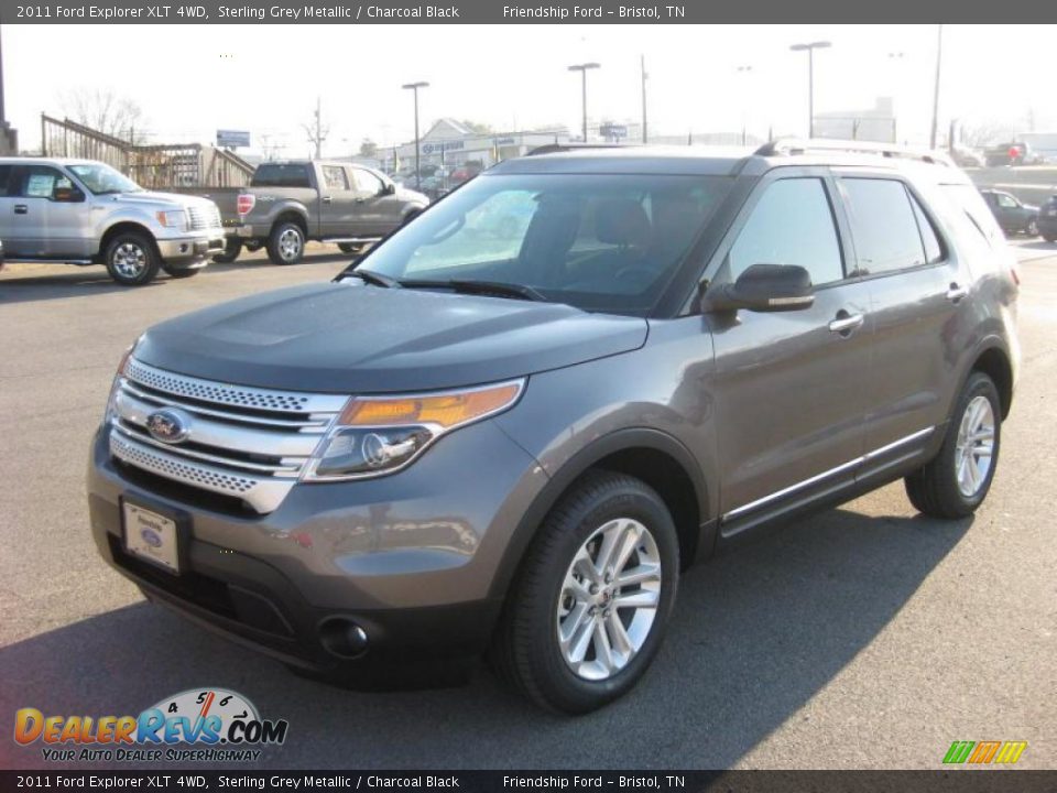 2011 Ford Explorer XLT 4WD Sterling Grey Metallic / Charcoal Black Photo #2