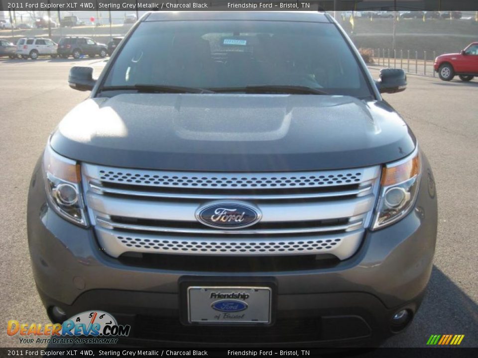 2011 Ford Explorer XLT 4WD Sterling Grey Metallic / Charcoal Black Photo #3