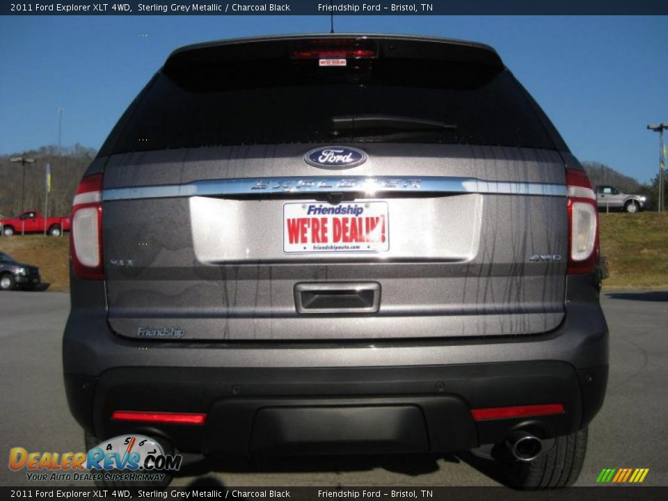 2011 Ford Explorer XLT 4WD Sterling Grey Metallic / Charcoal Black Photo #7