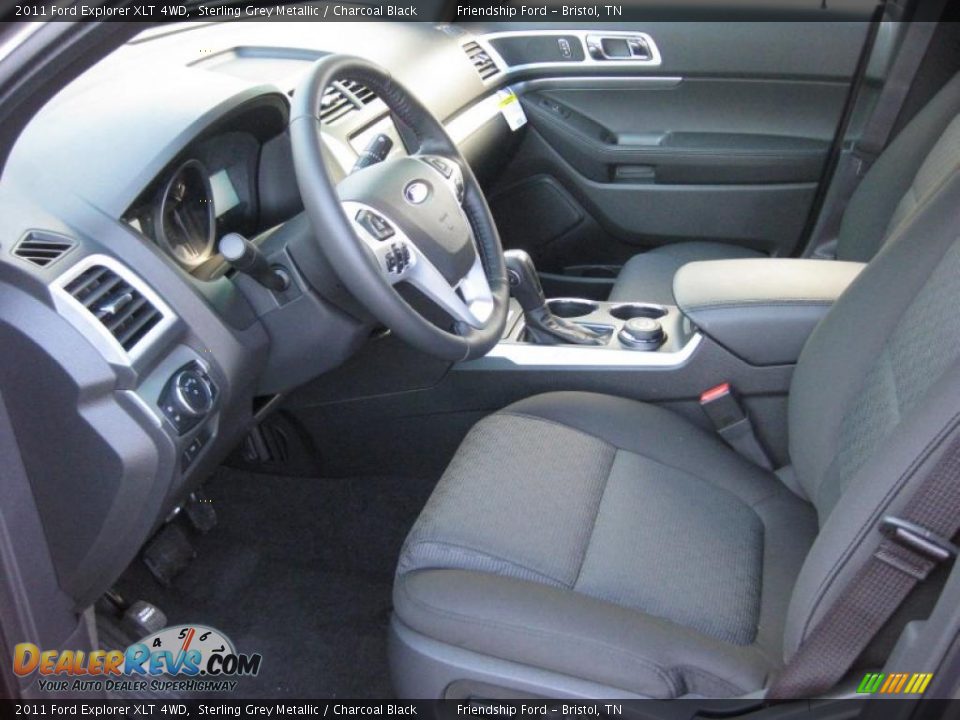 Charcoal Black Interior - 2011 Ford Explorer XLT 4WD Photo #12