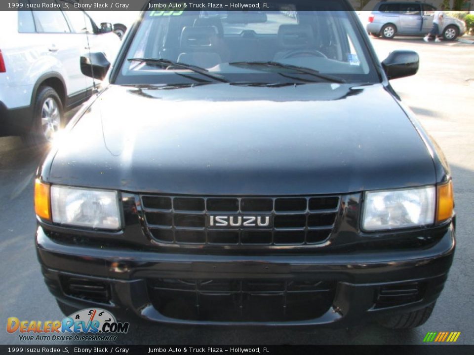 1999 Isuzu Rodeo LS Ebony Black / Gray Photo #3