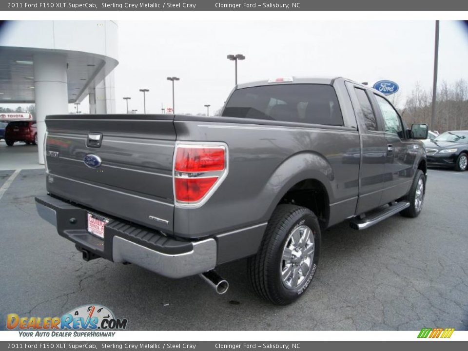 Sterling Grey Metallic 2011 Ford F150 XLT SuperCab Photo #3