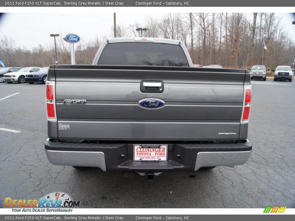 2011 Ford F150 XLT SuperCab Sterling Grey Metallic / Steel Gray Photo #4