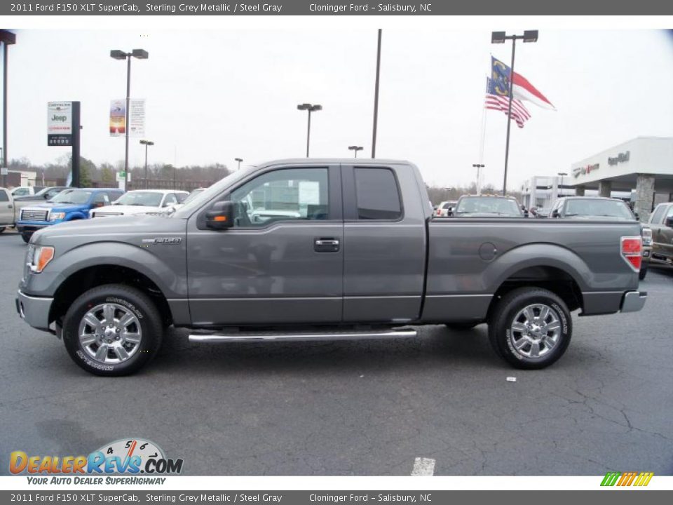 2011 Ford F150 XLT SuperCab Sterling Grey Metallic / Steel Gray Photo #5