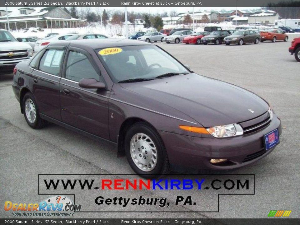 2000 Saturn L Series LS2 Sedan Blackberry Pearl / Black Photo #1